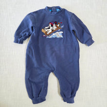 Load image into Gallery viewer, Vintage Big Dogs Sledding Bodysuit 18 months

