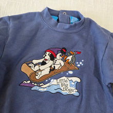 Load image into Gallery viewer, Vintage Big Dogs Sledding Bodysuit 18 months
