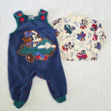 Load image into Gallery viewer, Vintage Baby Mickey Airplane Matching Set 6-9 months
