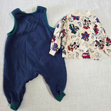 Load image into Gallery viewer, Vintage Baby Mickey Airplane Matching Set 6-9 months

