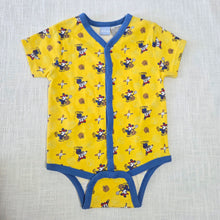 Load image into Gallery viewer, Vintage Mickey Baseball Cotton Romper 6-9 months
