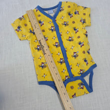 Load image into Gallery viewer, Vintage Mickey Baseball Cotton Romper 6-9 months
