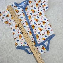 Load image into Gallery viewer, Vintage Pooh Baseball Cotton Romper 6 months
