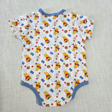 Load image into Gallery viewer, Vintage Pooh Baseball Cotton Romper 6 months
