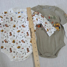 Load image into Gallery viewer, Vintage Pooh &amp; Tigger Hiking Romper Bundle 3-6 months
