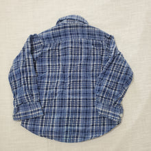 Load image into Gallery viewer, Vintage Blue Plaid Flannel Buttondown 2t
