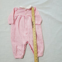 Load image into Gallery viewer, Vintage Ducks + Girl Pink Knit Bodysuit 3-6 months
