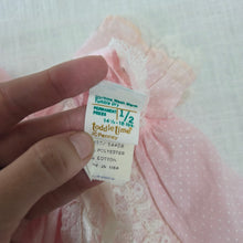Load image into Gallery viewer, Vintage Frilly Dotted Pink Dress 6 months *flaw
