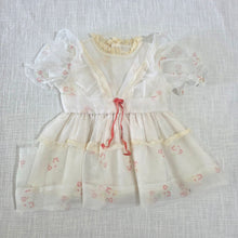 Load image into Gallery viewer, Vintage Floral Sheer Dress 9-12 months *flaw
