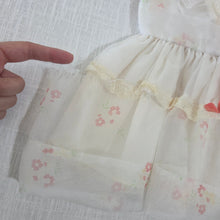 Load image into Gallery viewer, Vintage Floral Sheer Dress 9-12 months *flaw
