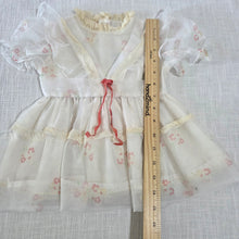 Load image into Gallery viewer, Vintage Floral Sheer Dress 9-12 months *flaw
