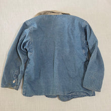 Load image into Gallery viewer, Vintage Flannel-Lined Jean Jacket 4t
