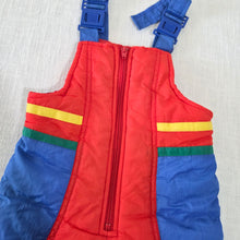 Load image into Gallery viewer, Vintage Color Block Snowsuit 18 months
