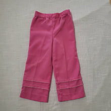Load image into Gallery viewer, Vintage 70s Pink Wide Leg Pants 2t
