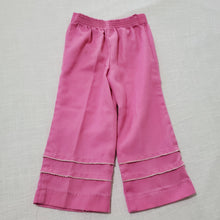 Load image into Gallery viewer, Vintage 70s Pink Wide Leg Pants 2t
