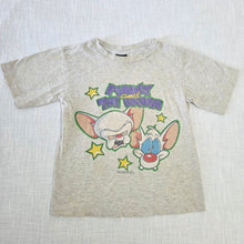 Load image into Gallery viewer, Vintage Pinky &amp; The Brain Tee kids 7 *flaw
