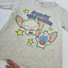 Load image into Gallery viewer, Vintage Pinky &amp; The Brain Tee kids 7 *flaw
