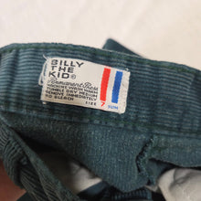 Load image into Gallery viewer, Vintage Green Cord Pants kids 7 SLIM
