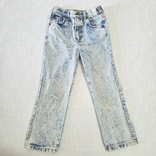 Load image into Gallery viewer, Vintage Acid Wash Jeans kids 7 *flaw
