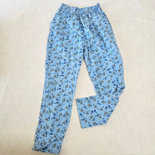 Load image into Gallery viewer, Vintage Blue Floral Triangle Pants kids 12
