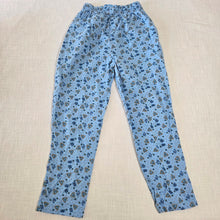 Load image into Gallery viewer, Vintage Blue Floral Triangle Pants kids 12
