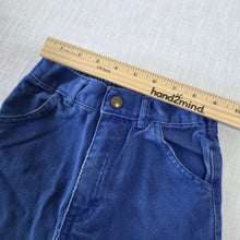 Load image into Gallery viewer, Vintage Royal Blue Jeans 2t/3t *flaw
