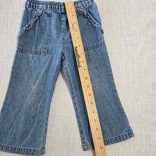 Load image into Gallery viewer, Vintage Flared Ruffle Jeans 2t
