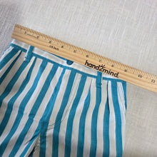 Load image into Gallery viewer, Vintage Aqua Striped Shorts 3t
