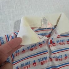 Load image into Gallery viewer, Vintage "Blast Off" Spaceship Shirt 0-3 months
