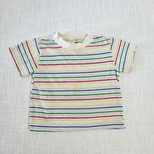 Load image into Gallery viewer, Vintage Colorful Striped Tee 12 months

