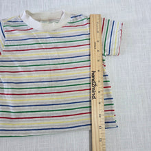 Load image into Gallery viewer, Vintage Colorful Striped Tee 12 months
