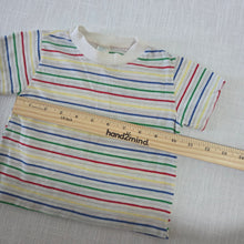 Load image into Gallery viewer, Vintage Colorful Striped Tee 12 months
