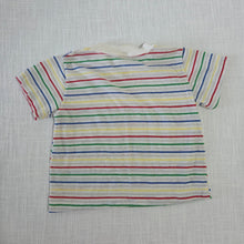 Load image into Gallery viewer, Vintage Colorful Striped Tee 12 months
