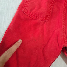 Load image into Gallery viewer, Vintage 80s Oshkosh Red Overalls 9-12 months
