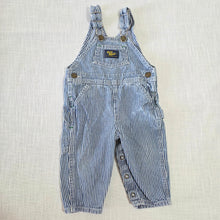 Load image into Gallery viewer, Vintage 90s Oshkosh Engineer Striped Overalls 9-12 months
