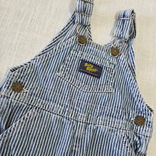 Load image into Gallery viewer, Vintage 90s Oshkosh Engineer Striped Overalls 9-12 months
