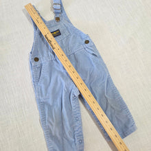 Load image into Gallery viewer, Vintage 90s Oshkosh Blue Cord Overalls 9-12 months
