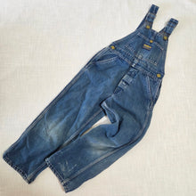 Load image into Gallery viewer, Vintage 80s/90s Oshkosh Denim Overalls 5t/6

