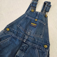 Load image into Gallery viewer, Vintage 80s/90s Oshkosh Denim Overalls 5t/6
