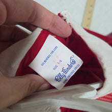 Load image into Gallery viewer, Vintage Polly Flinders Red Smocked Dress 12-18 months

