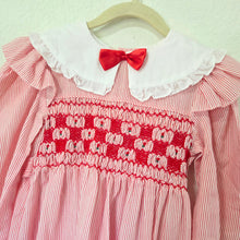 Load image into Gallery viewer, Vintage Polly Flinders Striped Dress + Purse kids 6
