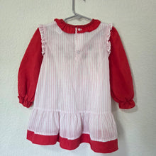 Load image into Gallery viewer, Vintage Princess Anne Christmas Smocked Dress 2t/3t
