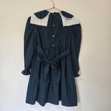 Load image into Gallery viewer, Vintage Polly Flinders Winter Smocked Dress kids 7
