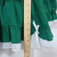 Load image into Gallery viewer, Vintage Polly Flinders Christmas Smocked Dress 2t
