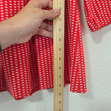 Load image into Gallery viewer, Vintage Red Dotted Short Dress 2t
