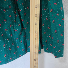 Load image into Gallery viewer, Vintage Polly Flinders Christmas Floral Dress 5t/6
