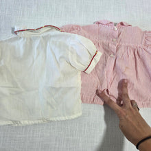 Load image into Gallery viewer, Vintage Christmas Girly Tops Bundle 3-6 months
