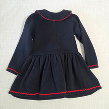 Load image into Gallery viewer, Vintage Navy Floral Dress 3t/4t
