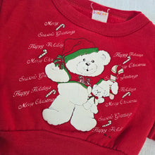 Load image into Gallery viewer, Vintage Christmas Bear Sweater 3-6 months
