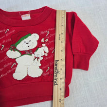 Load image into Gallery viewer, Vintage Christmas Bear Sweater 3-6 months
